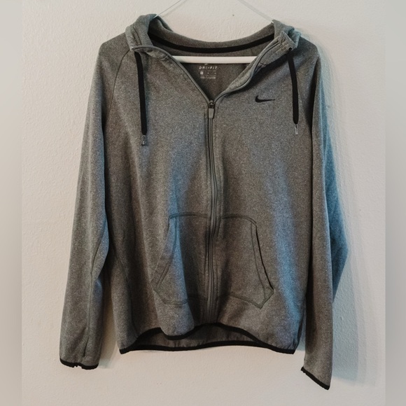 Nike Heather Gray Dri-FIT Hoodie - Picture 1 of 3